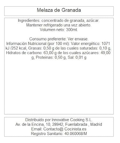 Melaza de granada 300 ml
