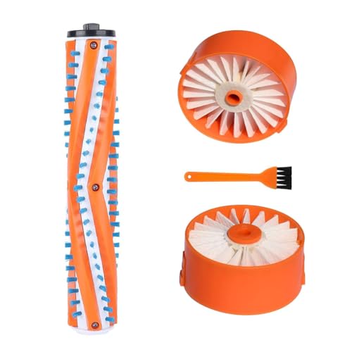 HsvrySa Replacement for Black and Decker POWERSERIES Extreme Cordless Stick Vacuum BSVF1 BSV2020 BSV2020P BSV2020G Replace Part,1 Pack Brush Roller,2 Pack HEPA Filters.Replace Part N665227 N858184