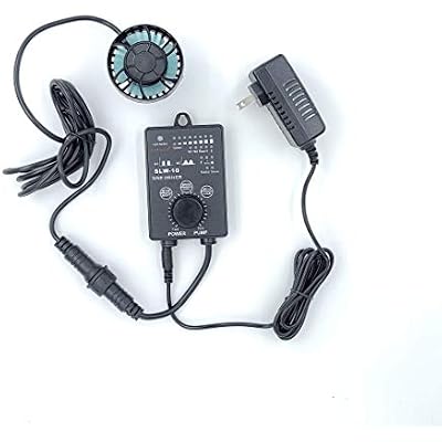 Jebao SLW Wave Maker Flow Pump with Controller for Marine Reef Aquarium (SLW-10, 1065 GPH)