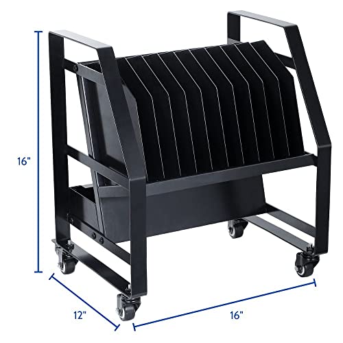 Laptop Charging Station - 10-Slot Laptop Storage Rack For Multiple Laptops - Organize And Charge Your Laptops, Ipad, And Chromebooks With Ease - Chromebook Charging Station With Wheels #TOP1