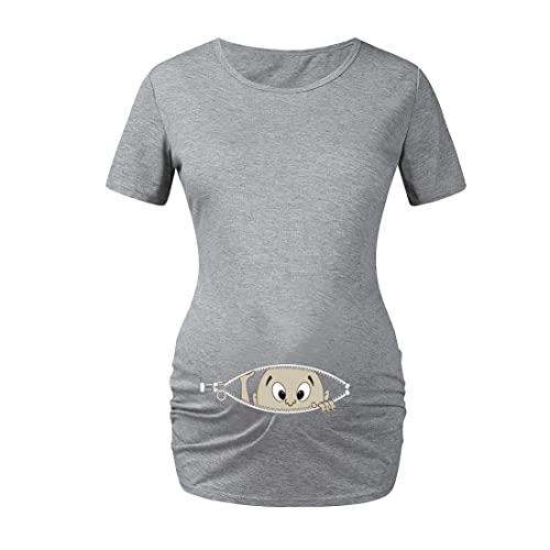 Camiseta de maternidad de manga corta...