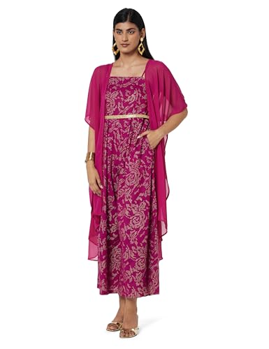 BIBA Women Printed Straight Mix and Match(Jump SUI2195_BERY_36)