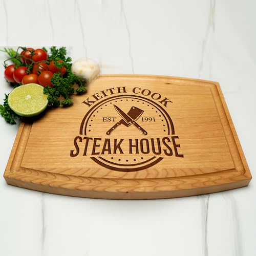 Tabla de cortar de madera personalizada para parrilla miniatura 6