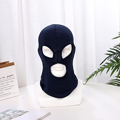 Image of 3 Hole Full Face Mask, Women Men Thin Balaclava Face Mask for Motorcycle Bike Hunting Cycling Cap Ski