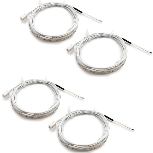 4Pcs Ender 3 Thermistor 1m/39.4Inches, 3D Printer ohm NTC 100K 3950...