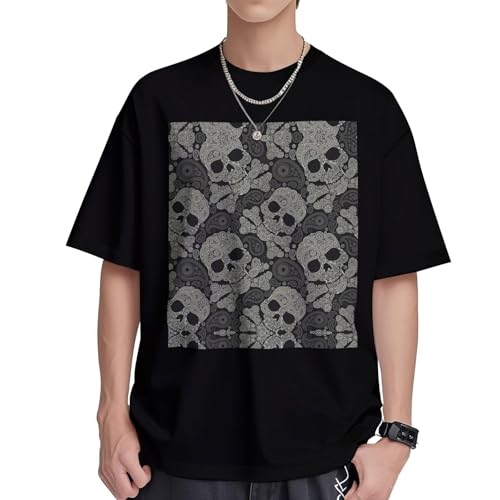 T-shirt en coton frais et respirant coupe droite pour homme