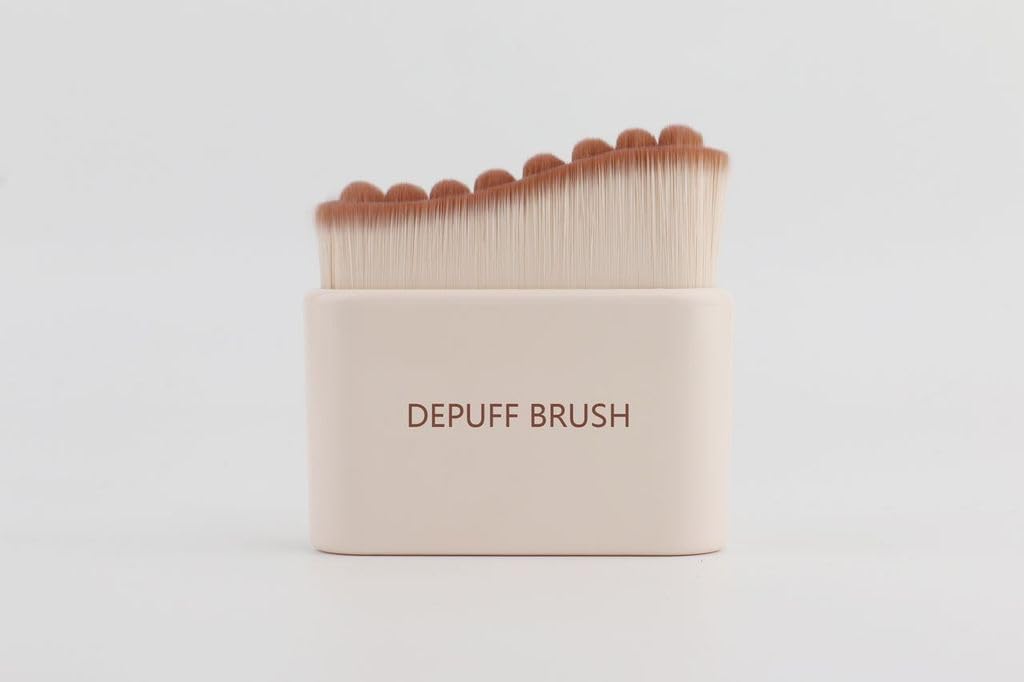Jenny Patinkin Depuff, Lymphatic Contour Face Brush & Drainage Massager for Puffiness & Sculpting, Hypoallergenic Ergonomic Facial Cleansing Brush for Under Eyes, Jawline, Neck, All Skin Types