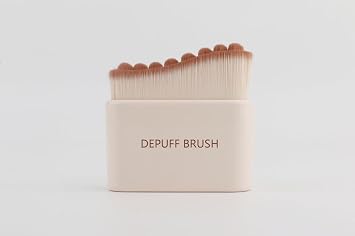 Jenny Patinkin Depuff, Lymphatic Contour Face Brush & Drainage Massager for Puffiness & Sculpting, Hypoallergenic Ergonomic Facial Cleansing Brush for Under Eyes, Jawline, Neck, All Skin Types
