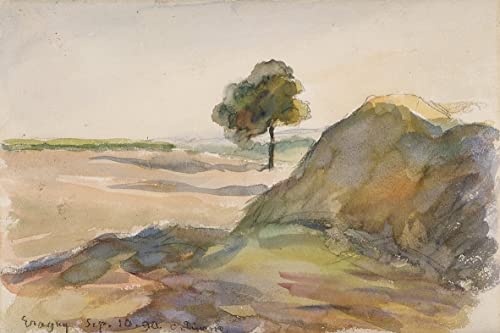 Peinture poster Camille Pissarro pour s'évader dans la nature 60x90cm