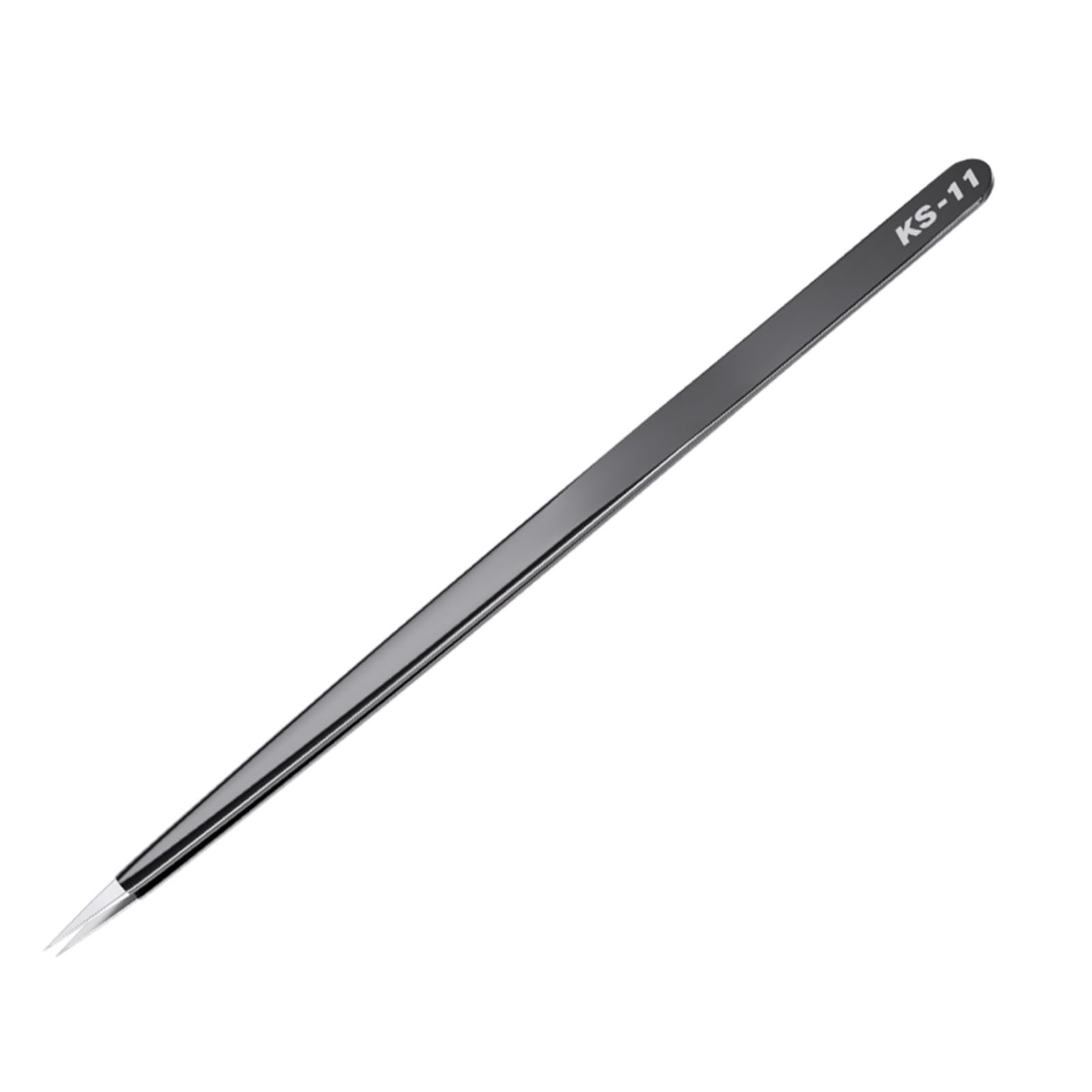 Zbiianxer Stainless Steel Tweezer Not Fly Line Tweezer Professional Industrial Electronics Repair Soldering And Crafting Professional Tiny Pincer