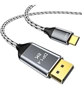 DGHUMEN USB C Displayport 1.4 kabel 1 m, 8K 60 Hz 4K 240 Hz/144 Hz HDR VRR Thunderbolt 4 3 USB C na...