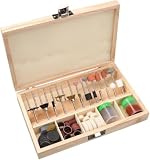 Zlthraustic Tool Zubehör Set 100-teilig, multifunktional mit Schleifsteinen, Polierscheiben, Bürsten, Bohrer Bits für Holz Metall Jade
