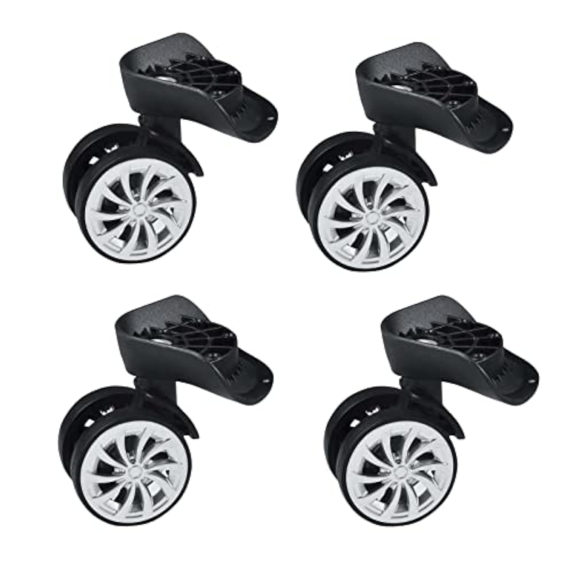 4X Universal Luggage Suitcase Wheel Replacement