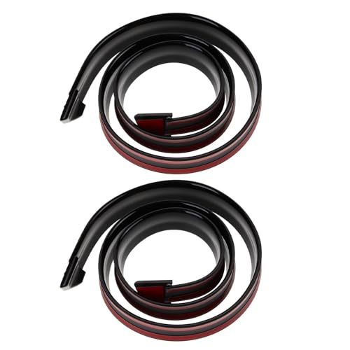 Becquets de coffre noirs anti-UV 1,4m : finitions soignées pour aileron arrière