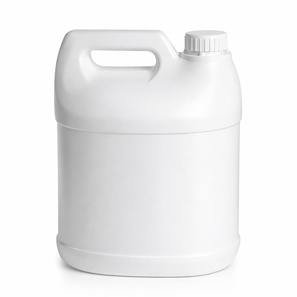 5 Litre HDPE quality Plastic Jerry Can with Inner Cap Leak Proof Liquid Storage Container | Heavy Duty Water Storage Can with Handle | Multipurpose Utility Can for Gardening Camping Household Travel | Made in India (White)-image-11