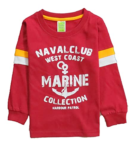 Image of Clothe Funn Boys Printed Cotton Full Sleeves T-Shirt & Pant Set