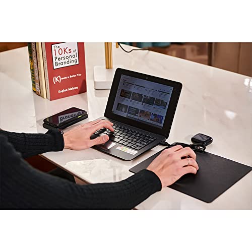 Windows 10 Laptop 10.1 Inch Quad Core Notebook Slim and Lightweight Mini Netbook Computer with Netflix YouTube Bluetooth WiFi Webcam HDMI , and Laptop Bag,Mouse, Mouse Pad, Headphone (Black)