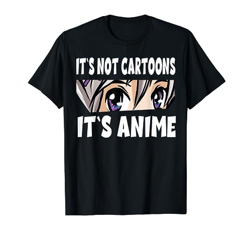 Anime Merch Non è cartoni animati è Anime Girl Manga Maglietta