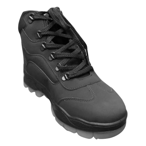 Image of ADD GEAR CTR High Ankle Trekking Hiking Shoes Anti-Skid, Mountain Boots for Men and Women - OD-4 - Black