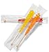 Candy Envy - Dragon's Breath Rock Candy Sugar Sticks - 10 Individually Wrapped Treats - Red, Orange, Yellow Party Favors