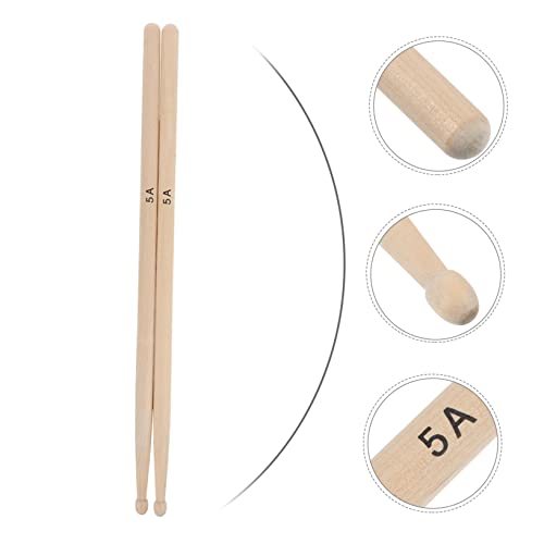 Baquetas clásicas de madera de arce 1 par para principiantes miniatura 5