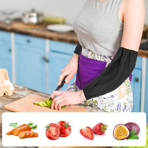 KALIONE ärmelschoner Wasserdicht, 2 Paar wasserdichte Armmanschette, ölbeständige Arm Ärmel, Armstulpen zum Waschen beim Geschirrfischen, Armstulpen zum Kochen