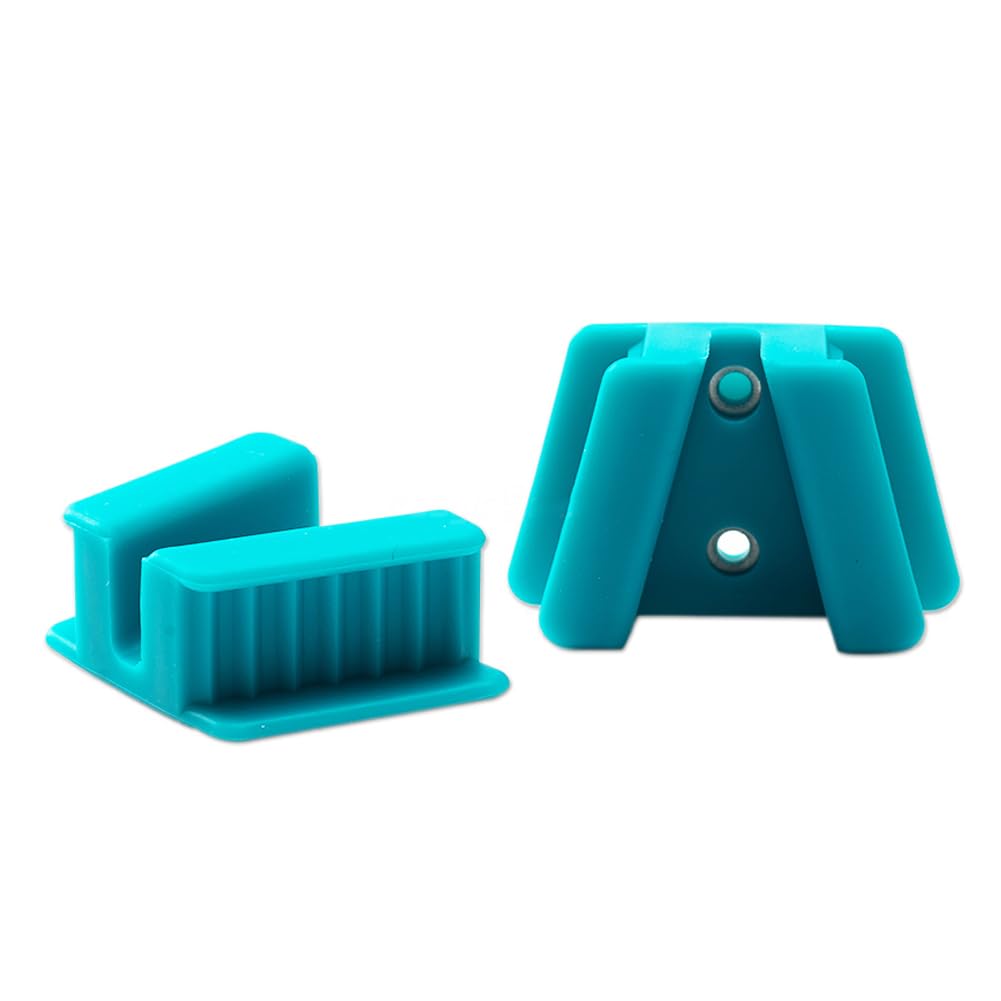 SNAWOP Dental Bite Blocks 2PCS Mouth Prop Autoclavable Silicone Mouth Opener Latex Free Cheek Lip Retractor for Adult Pedo and Child (M for Pedo)