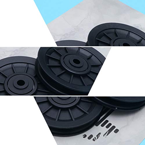 Vosarea 4 Pcs Rodas de Polia de Rolamento Universal para MÃ¡quina de Cabo Parte de Equipamentos de G