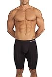 Obviously Apparel Basics Collection - AnatoMAX Boxer Brief 9 inch Leg - Black - Small