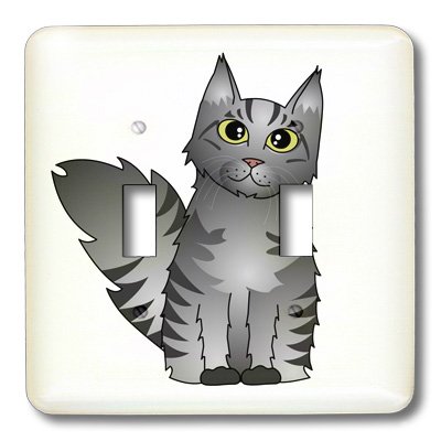 Interrupteur à bascule Maine Coon pour remplacer une plaque murale usée - 2