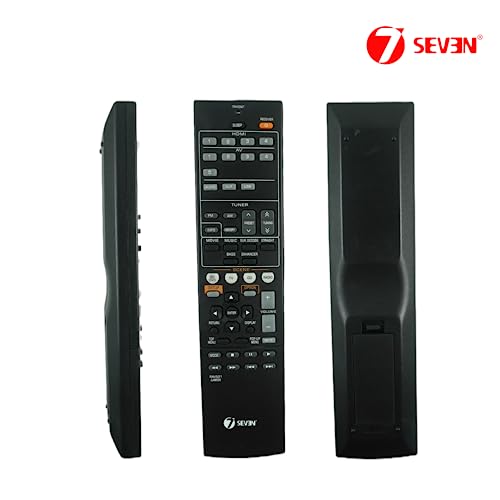 Image of 7SEVEN Compatible for Yamaha Av Reciver Remote Control Original RAV521 Model Suitable for RX-V283 RX-V373 RX-V375 RX-V377 RX-V377BL RX-V381 RX-V383 RX-V385 RX-V471 RX-V475 RX-V477 RX-V483 RX-V485