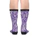 JINJINKIANG Purple Paisley Unisex Adult Novelty Crew Socks Gifts Casual Funny Crazy Dress Socks For Women Men