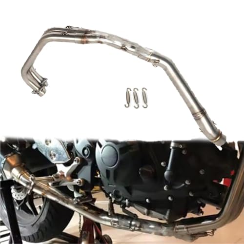 Tuyau d'échappement avant pour YAMAHA YZF-R25 2015-2023 collecteur moto silver