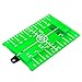 FocLoc 2 Pack Laser Targets Magnetic Floor Laser Target Plate Stand Point Card for Laser Level Cross Line Laser leveler Beam Tool Drop Ceiling Floor ADAS Calibration Green Red Enhancing Visibility