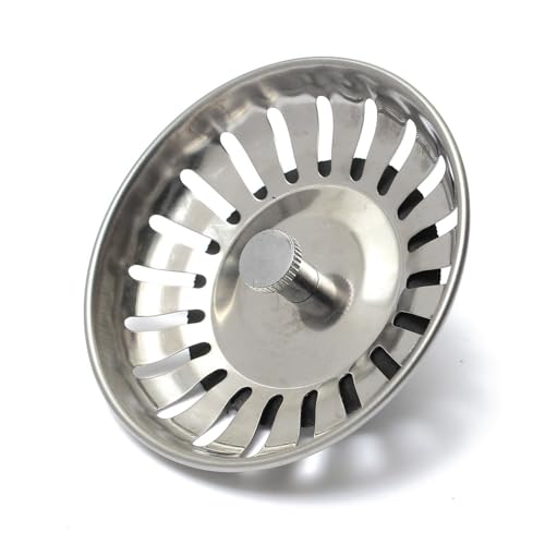 Tapón colador de fregadero 2 unidades acero inoxidable 83mm miniatura 4