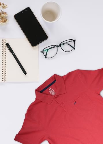 Image of Force NXT Polo Neck T-Shirt for Men Pack of 1 | Regular Fit T-Shirt for Men | Premium Super Combed Rich Cotton Polo Shirt | Men's Ultra Soft Half Sleeve T-Shirt