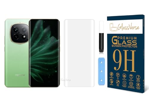 Image of GlassVerse P2 Pro UV Tempered Glass Screen Protector. Pack Of 1 | 3D Curved Edge | 9H Hardness | Full UV Glue with UV Light | Anti-Scratch | Case Friendly | HD Clear. (6.7 Inches)