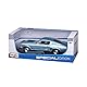 Maisto Ford Mustang GT Cobra Jet: Modellauto mit Federung, Maßstab 1:18, Türen und Motorhaube beweglich, Fertigmodell, lenkbar, 24 cm, hellblau (531167)