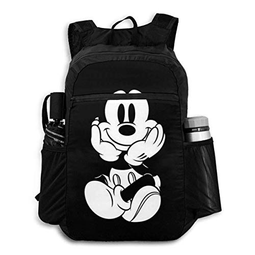 Mickey Minnie Smile  3  Mochila de viaje plegable escolar para hombres mujeres adolescentes