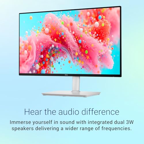 Image of Dell 27 inch Monitor, LED FHD - 144Hz Refresh Rate 1500:1 Contrast Ratio, AMD FreeSync - VESA, Integrated 2x3W Speaker, Height /Tilt /Pivot /Swivel Adjustability, 2 x HDMI, White