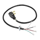 Whirlpool PT400L Genuine OEM Power Cord For Dryers – Replaces 4396060, 4396060R, W10834027