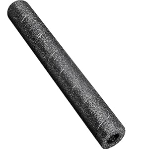 1 Pcs Pipe Insulation Foam Tube – 15.7 Inches Black Pool Noodles Foam – Multi-Purpose Snake Wrap Foam Protection for Outdoor Indoor Swimming Pool Handle Water Pipe