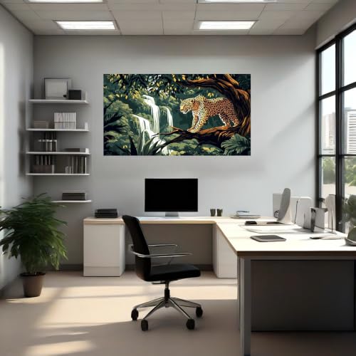 Vinilo pared 3d guepardo autoadhesivo efecto relieve impermeable de 90x55 cm 4