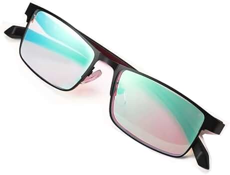 Amazon | [TRANST] 色盲メガネ 赤緑色覚異常 色覚補正レンズメガネ