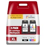 560XL 561XL Ink Cartridge Replacement for Canon 560 561 XL Black & Colour