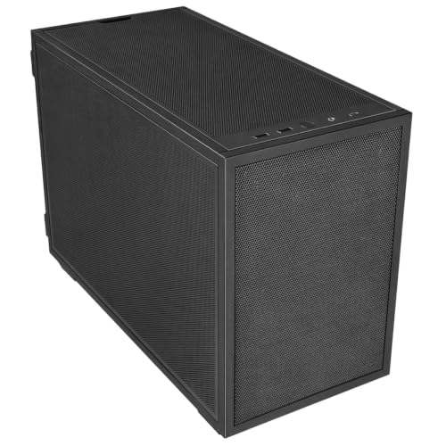 Image of Lian Li B4-mATX Mesh SFF PC Case | 21.3L Compact Micro-ATX Mini-ITX Chassis | Supports 360mm AIO Radiator, 358mm 4-Slot GPU & ATX Power Supply | 2 Slim Fans - Black - G99.B4X.in