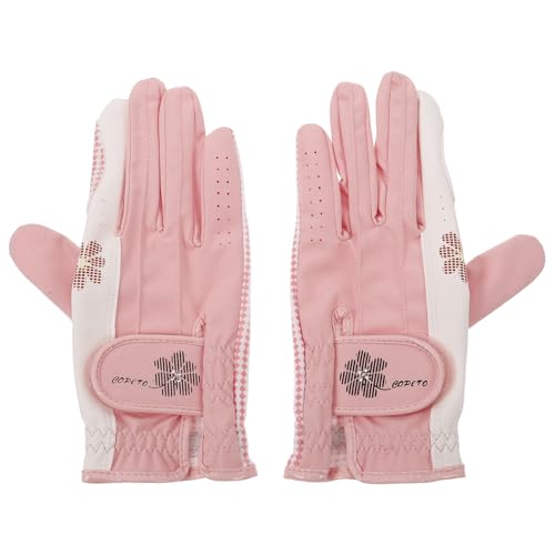 INOOMP Women's Golf Gloves Junior Breathable Antislip Golfing Gloves Hand Protector Sturdy Fit for Women