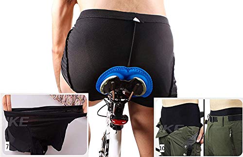 COTOP Pantalón Corto para Bicicleta Hombre Pantalón Corto para Hacer Ciclismo 3D Gel Ropa Interior de Bicicleta MTB Acolchado Pantalónes Cortos Antideslizantes y Transpirables - imagen 10