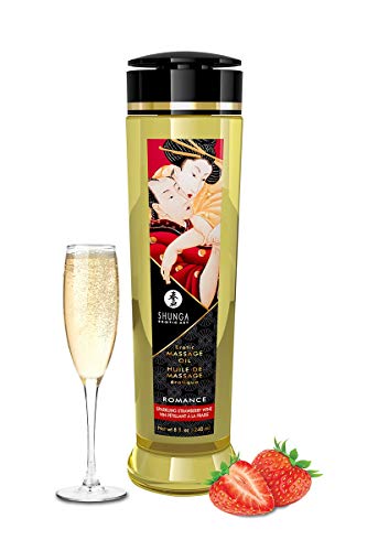 Shunga Huile, Romance Fraise, 1 Unité