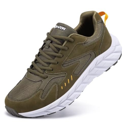 Image of Men's Extra Wide Walking Sneakers Wide Toe Box Orthopedic Shoes with Arch Support for Flat Feet & Foot Pain Relief